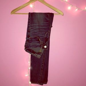 American Eagle Dark Blue Denim Skinny Jeans